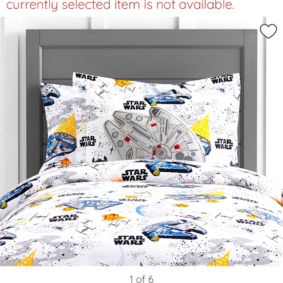 Pottery Barn Kids Other - StarWars Millennium Falcon 3 Flat Twin Sheets for Pottery Barn Kids